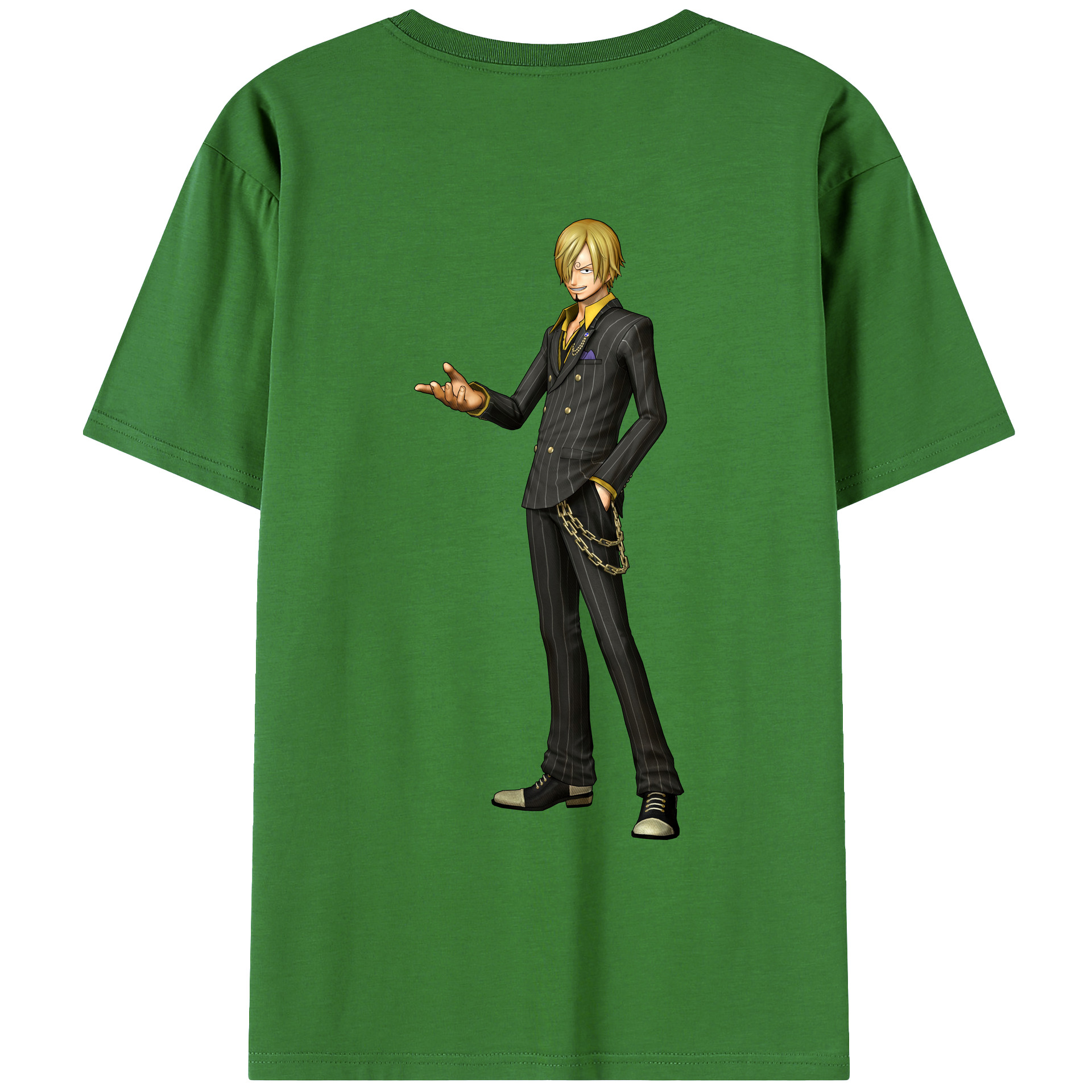 （画像用） ワンピース サンジ ONE PIECE Sanji レディース半袖Tシャツ(バックプリント)